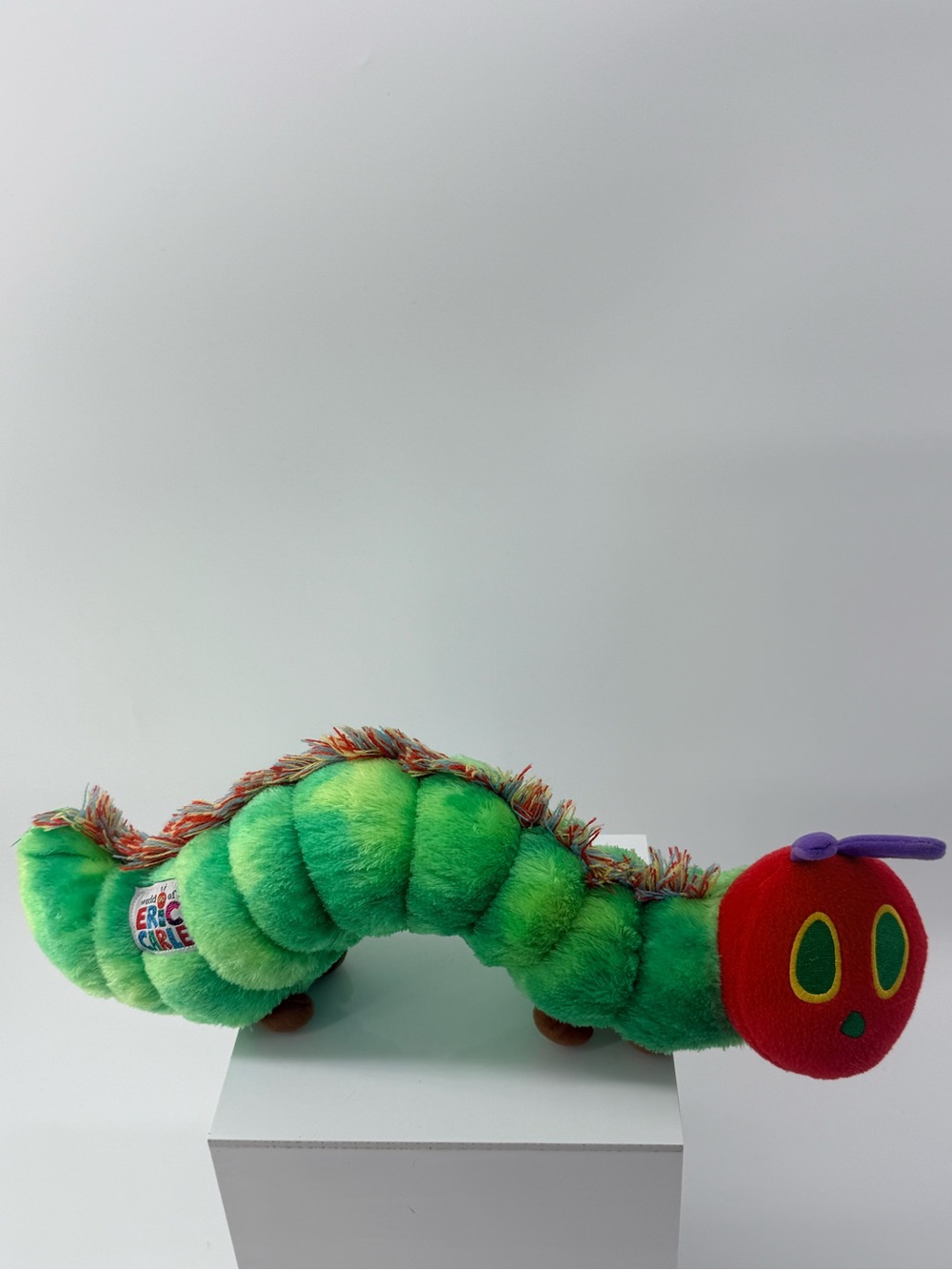 Plush Green Caterpillar Stuffed Animal - Classic Storybook Design